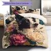 Border Collie Pattern Bedding Home Decoration Birthday Gift (1 * duvet cover + 2 * pillowcase, without core)