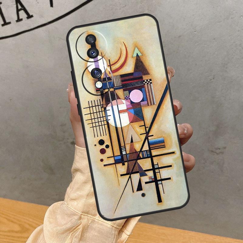 Wassily Kandinsky Abstract Case For Honor Magic 5 6 7 8 Pro 400 200 Lite 50 70 90 Win RT X8c X8b X9a X9b X9c X9d Cover