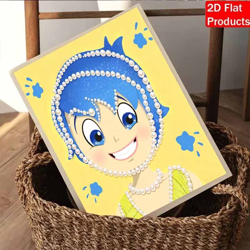Disney Pearl Painting Inside Out Fun Art Kit Adult Beginner Home Wall Decor Special Shape