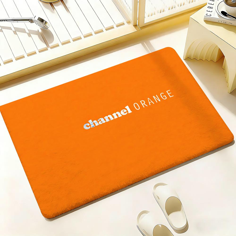 Singer F-Frank Ocean Floor Mat Bedroom Living Room Flannel Door Mat Non-Slip Home Decor