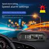 Автомобильный проекционный дисплей с GPS на солнечной батарее - скорость, время и высота HUD