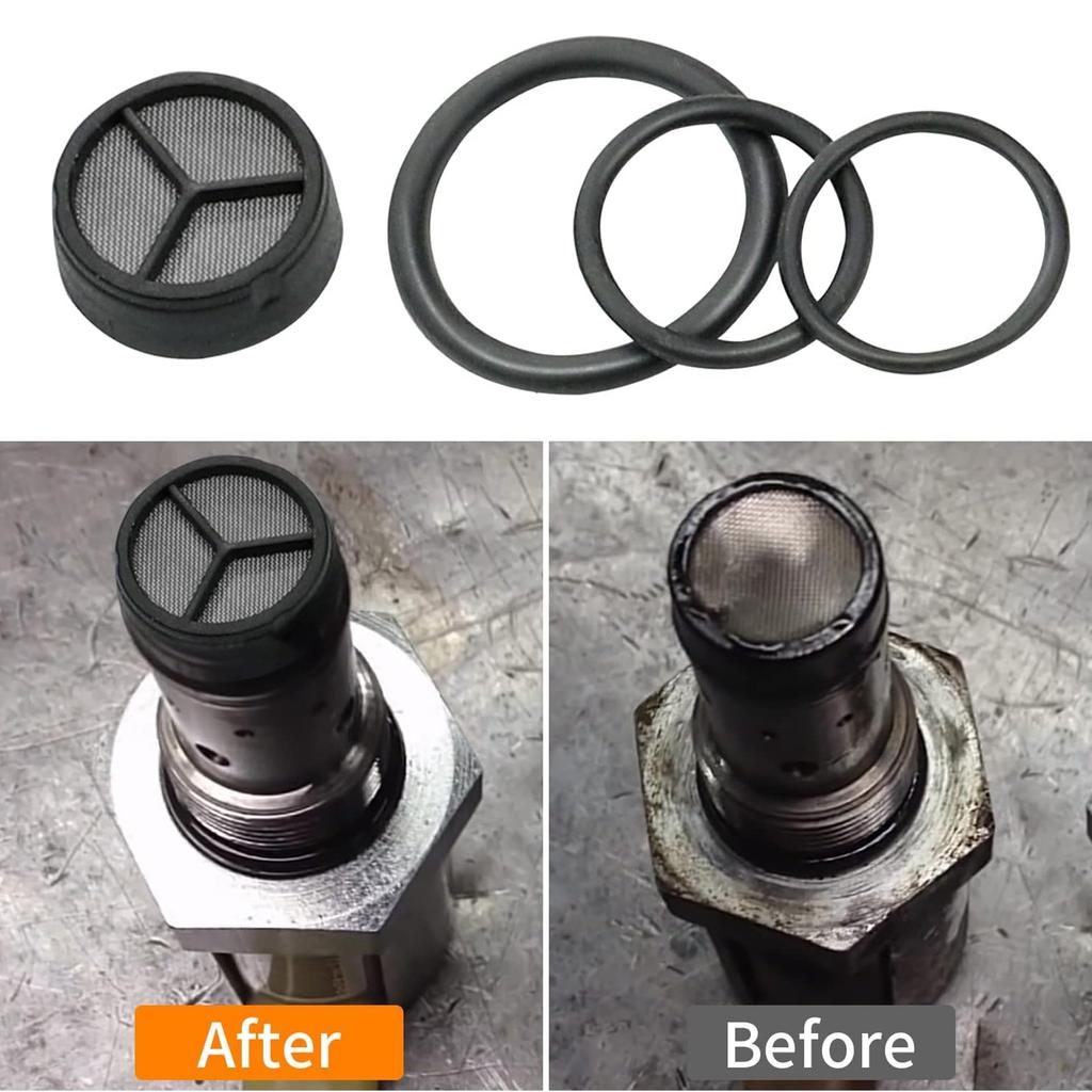 6.0 IPR Valves Socket for 6.0L Engine Oil Rail Adapters Kit High Pressure Oil Pump IPR Valves with Seal