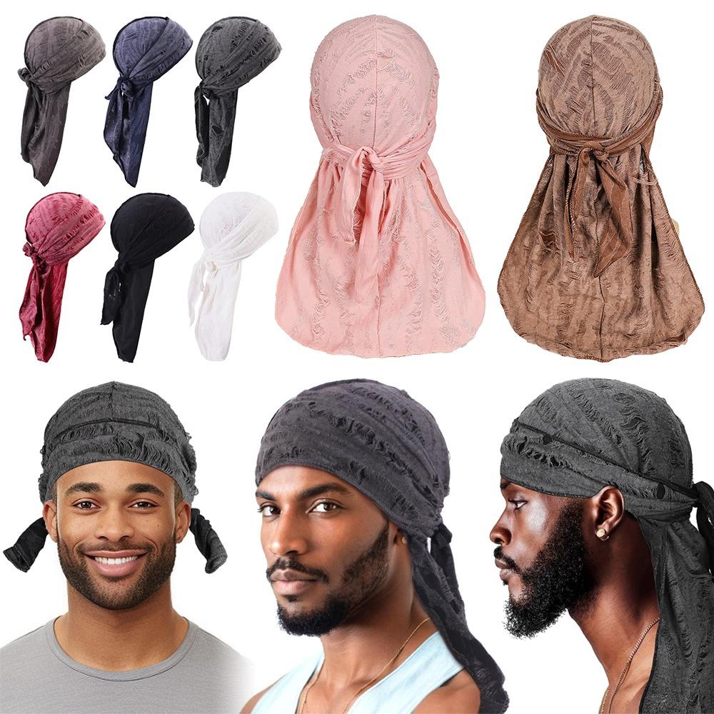 Бандана Durag Hip Hop Vintage Велосипедный Головной Платок Модная Пиратская Кепка Унисекс