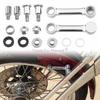 Кронштейн крепления переднего крыла Подходит для Harley Davidson 1993-2006 Softail Springer Fxsts С оригинальным стилем вилки Хромированный