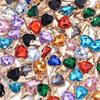 10 шт. Подвески Крылья Сердца Сплав Цветные Стразы Романтичный Кулон для Аксессуаров Украшений DIY Изготовление Серьги Ожерелье Шарм