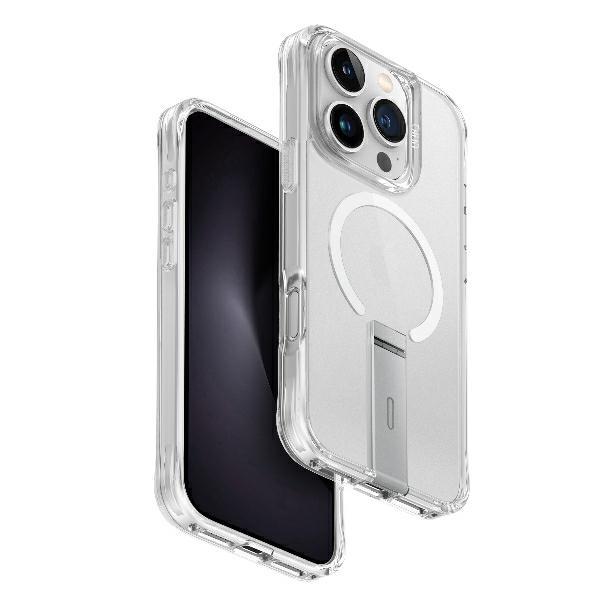 UNIQ Eleva case with Vertica StandiPhone 16 Pro 6.3" transparent/lucent clear