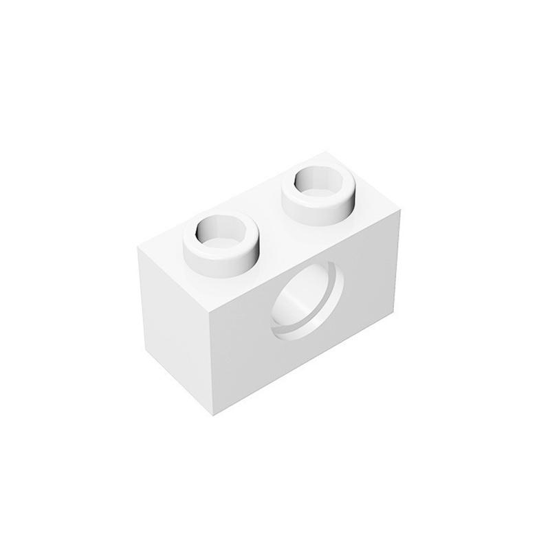 50pcs 3700 Brick 1 x 2 with Hole Bricks Collections Bulk Modular GBC Toys For Technical MOC DIY Building Blocks Compatible