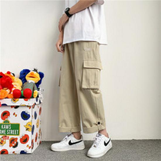 Черные брюки-парашюты с высокой посадкой – Повседневные, Свободные, Маленькие, Одежда для джазовых танцев на весну и осень