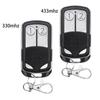 433 МГц 330 МГц Металлический пульт дистанционного управления с кнопочным управлением RF Беспроводной дубликатор для SMC5326 8 DIP-переключателей Автокопирование Система сигнализации Универсальный