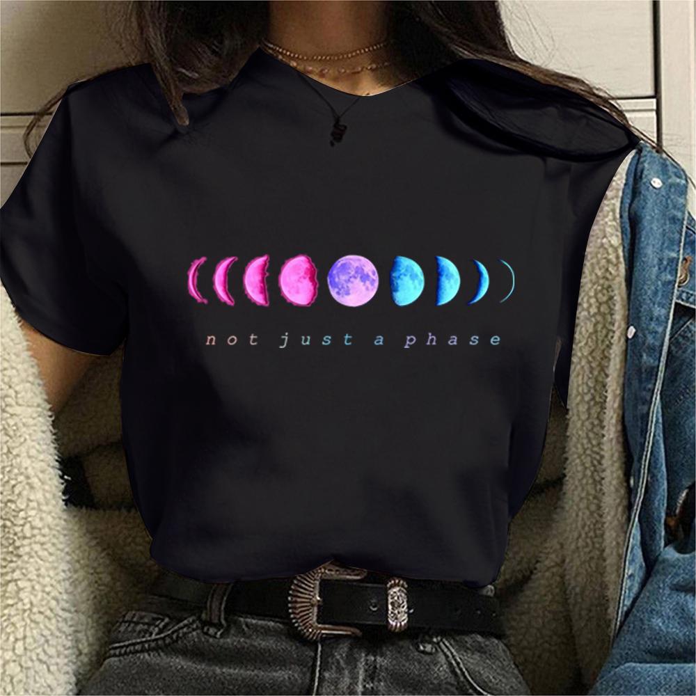 Космический принт планеты, женская ретро-блузка с коротким рукавом, повседневная мода, подходит для повседневной одежды