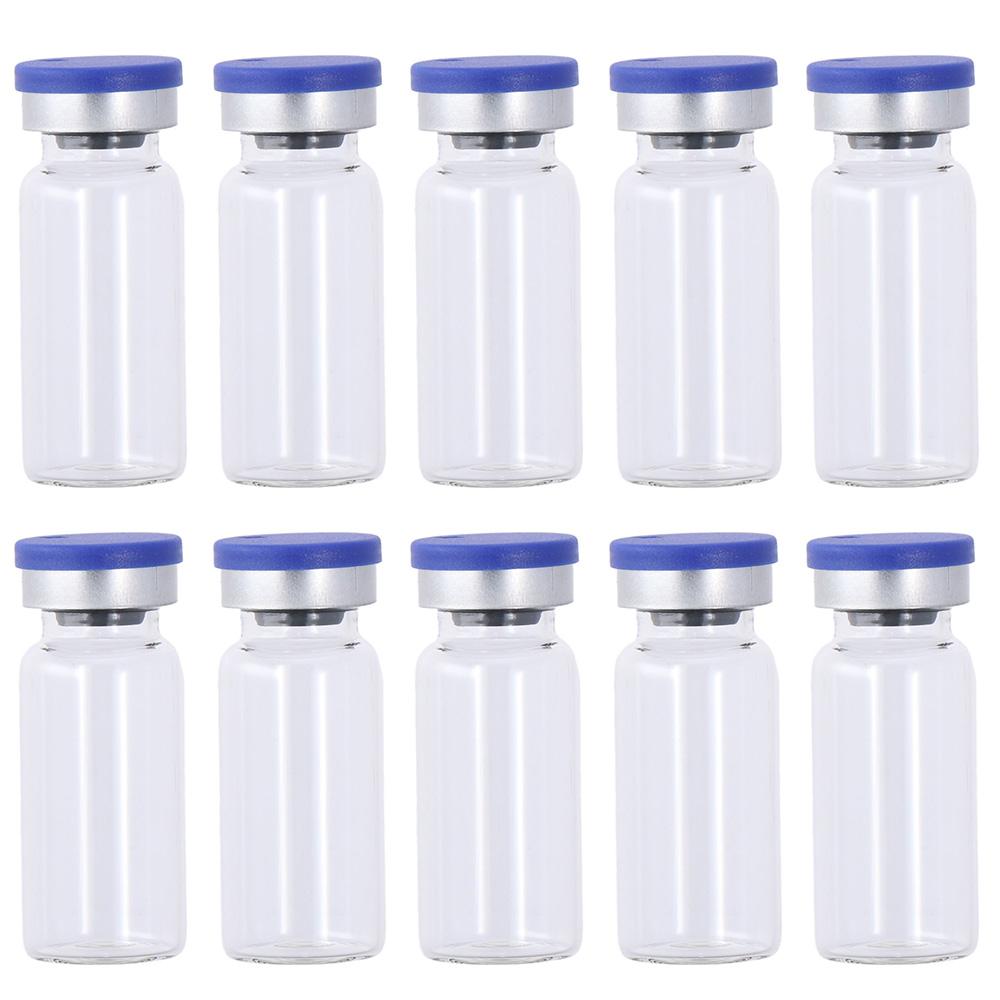 1/10 шт прозрачный многоразовый контейнер запечатывает пустые флаконы портативный лабораторный образец флакона лабораторный