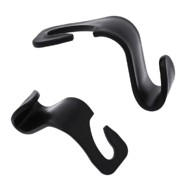 2 Pcs Creative Car Seat Back Hooks Hangers Organizer Universal Headrest Mount Storage Hooks