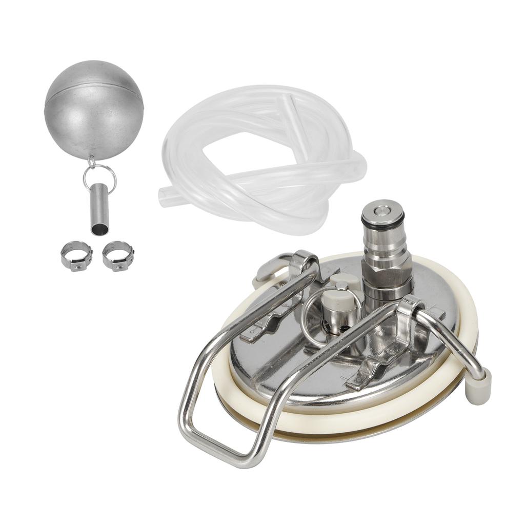 Крышка для бочонка из нержавеющей стали для домашнего пивоварения с плавающим шариком для пивной трубки для кегов Kegland