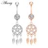 Alisouy 1pc Surgical Steel Crystal Zircon Flower Heart Leaf Bow-knot Dangle Button Navel Piercing Ring Belly Ring Body Jewelry