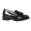Lunar Womens/Ladies Vivi Patent Faux Leather Loafers