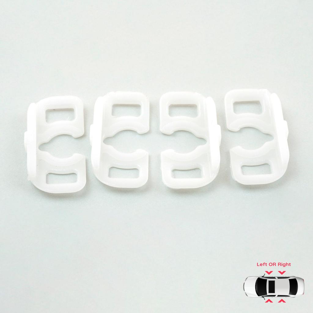 BWR5111 4 Pieces Window Regulator Guide Bracket Fixer Clamp Clips for Fiat Linea Ducato Boxer Jumper 3 Abarth Punto 2 3 Alfa 156