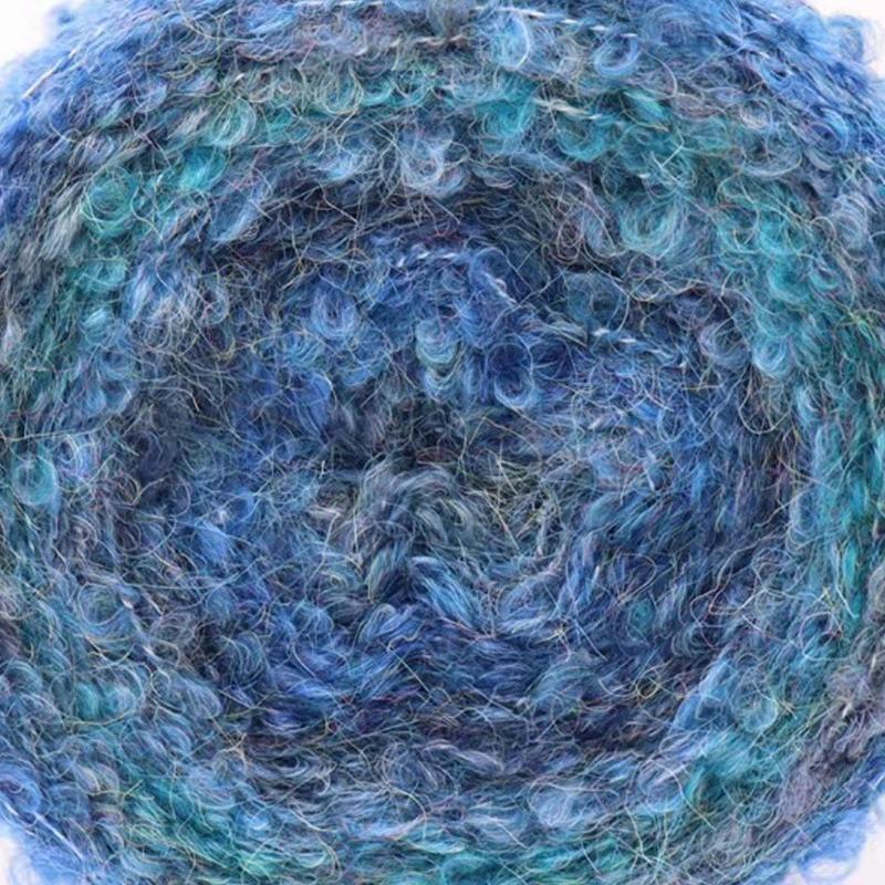 50 г/шт. свитер градиентного цвета, пушистая массивная пряжа средней толщины, массивная пряжа