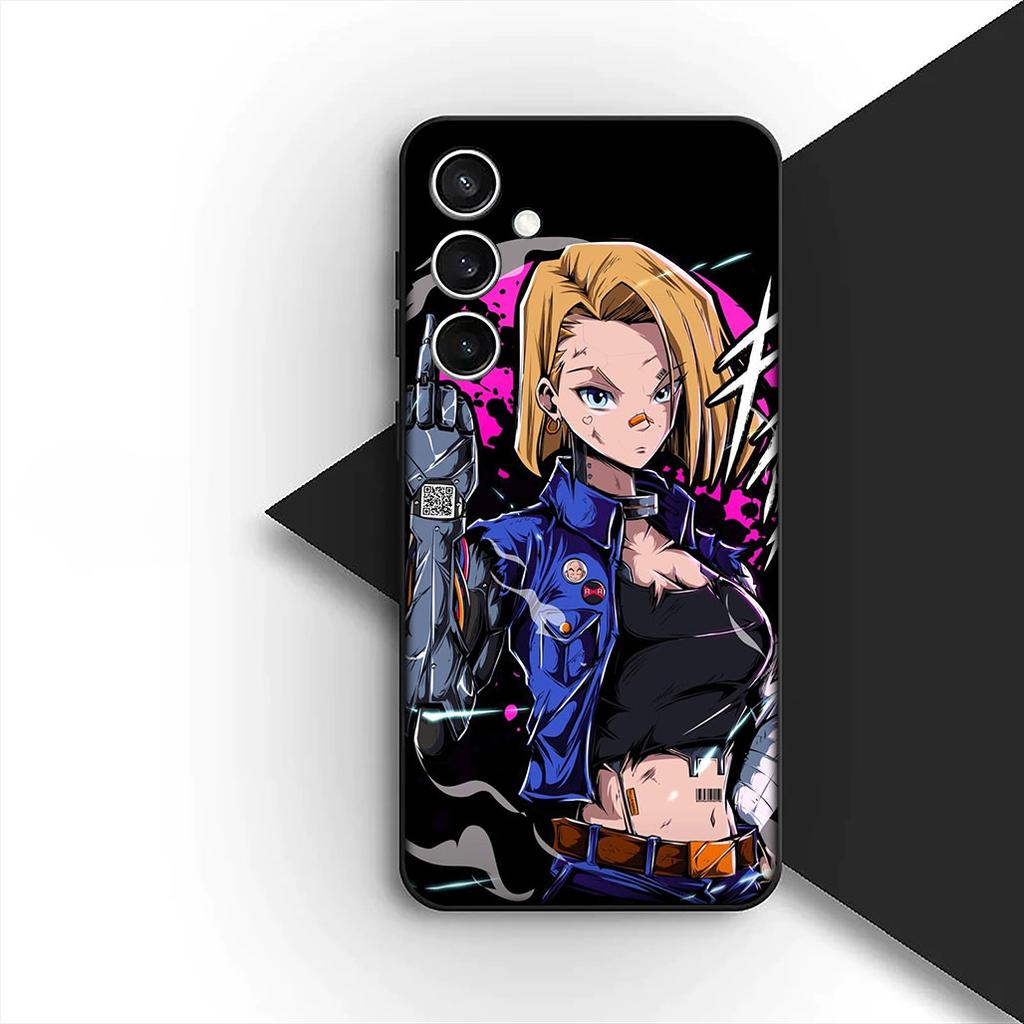 Android 18 Dragon Goku Ball Z Cover for Motorola Moto Edge 70 60 Fusion NEO Pro G Stylus G56 G96 G04 G05 20 Coque Phone Case