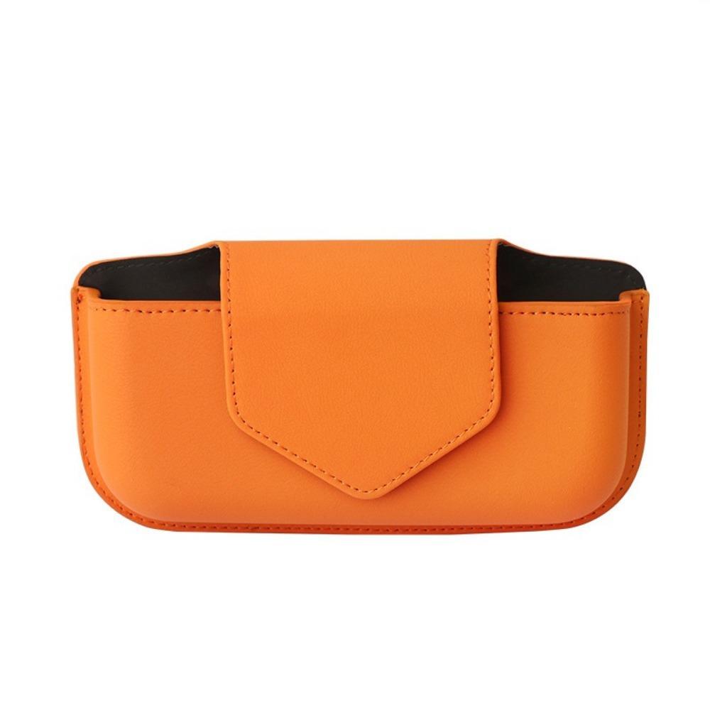 Magnetic Car Glasses Case Wear-Resistant Sunglasses Clip Car Organizer