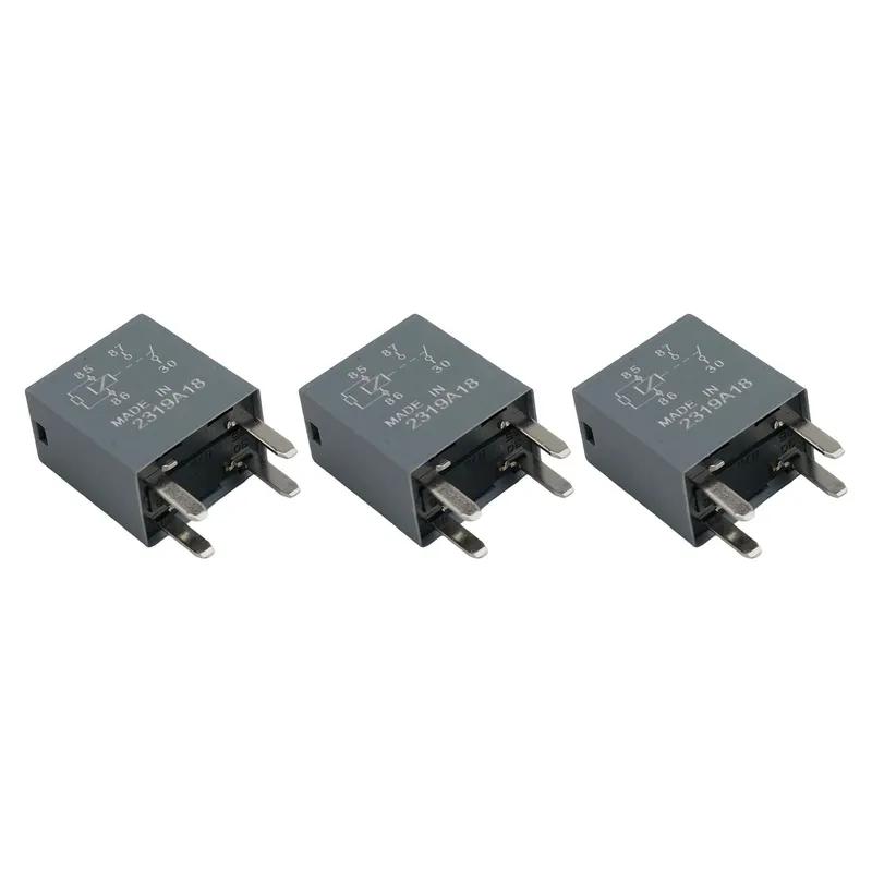 3× 68083380AA 12VDC 35A 4-Pin Car Relay FOR Dodge FOR Jeep FOR Chrysler Versatile Applications Enhanced Safety Features