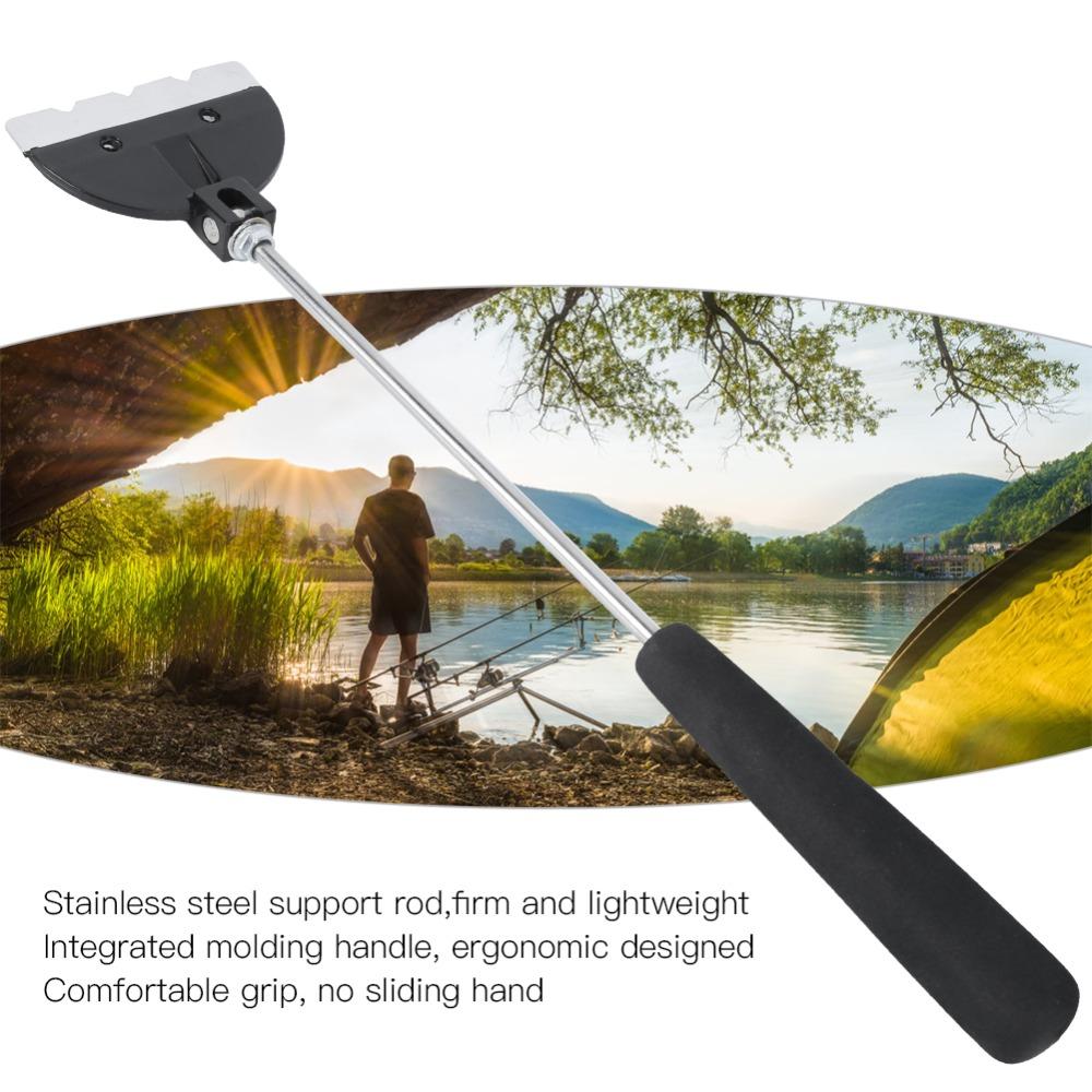 Adjustable Angle Fishing Lure Shovel EVA Handle Fishing Tackle Shovel Bait Mixing Tool
