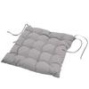 Coussin De Chaise - Essentiel - 40 X 40 Cm - Gris - 100% Polyester - Lavable À 30°