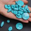 5-30Pcs 11-25mm Charms Spacer Beads Geometric Loose Seed For Jewelry Making Imitated Turquoise Necklace Green Color DIY Accessories