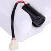 Universal 12V Metal White Car 2 Pin Windshield Washer Reservoir Pump Bottle Tank Kit Jet Switch Clean Tool For Classic Cars