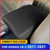 Кожаный центральный подлокотник из микрофибры, кожаный чехол для Honda CRV CR-V 2017 2018, аксессуары для украшения подлокотника