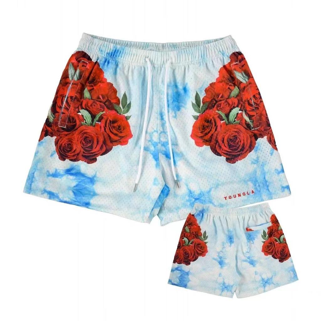 Мужские дышащие быстросохнущие баскетбольные шорты для бега