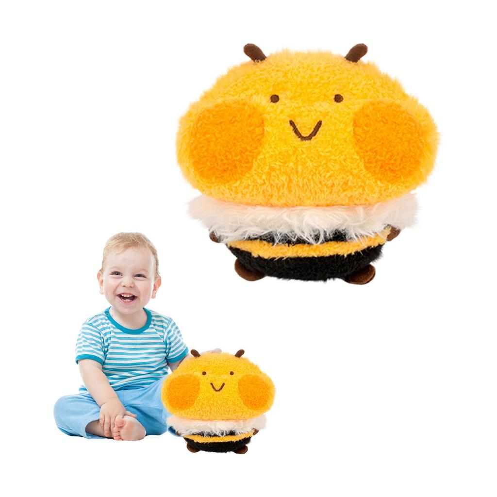 Cute Little Bee Doll, Soft Throw Pillow Plush Toy, Cartoon Doll