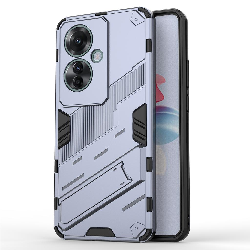 Для Oppo Reno11 F 5G Kickstand Case PC+TPU противоударный гибридный чехол для телефона