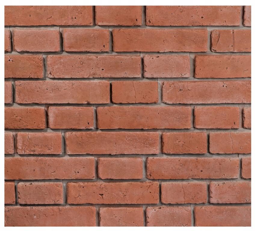 Płytki cegłopodobne ścienne 15-30x7,8cm 0,42m2 Betonowe bezfugowe