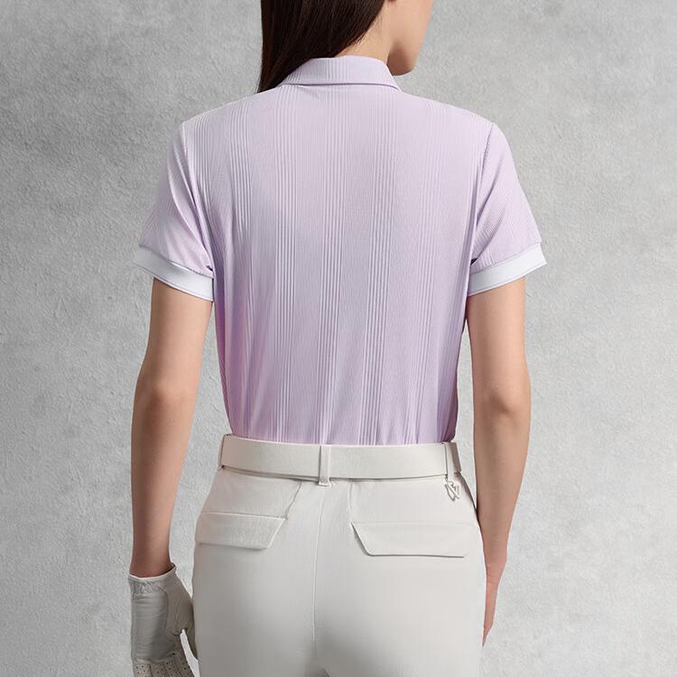 Fila Гольф Классический Универсальный Повседневный Спортивный Крой Дышащий Легкий Эластичный Поло с Коротким Рукавом Женские топы A11W535117F-VT