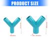 Saltwater Resistant Marine T Joint ABS Bilge Pump Hose Adapter Y Shaped Drainage Fitting Suitable for Bilge Pump Systems