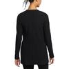 Nike Nsw Chll Knt Rib Cardigan Fashion Universal Comfortable V-образным вырезом с длинным рукавом Dress Women dresses Black HJ1244-010