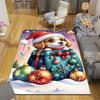 1pc Christmas Puppy Design Indoor Area Rug - Soft, Anti-Slip, and Durable Gaming Room Decor for Bedroom