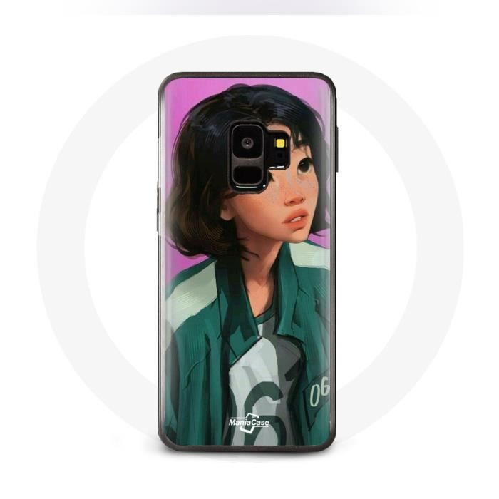 Coque pour Samsung Galaxy S9 Squid Game Kang Sae Byeok art