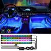 LED Lights for Car Car Strip Lights Car Accessories Ultra Bright Music Sync Sound Actived Under Dash USB