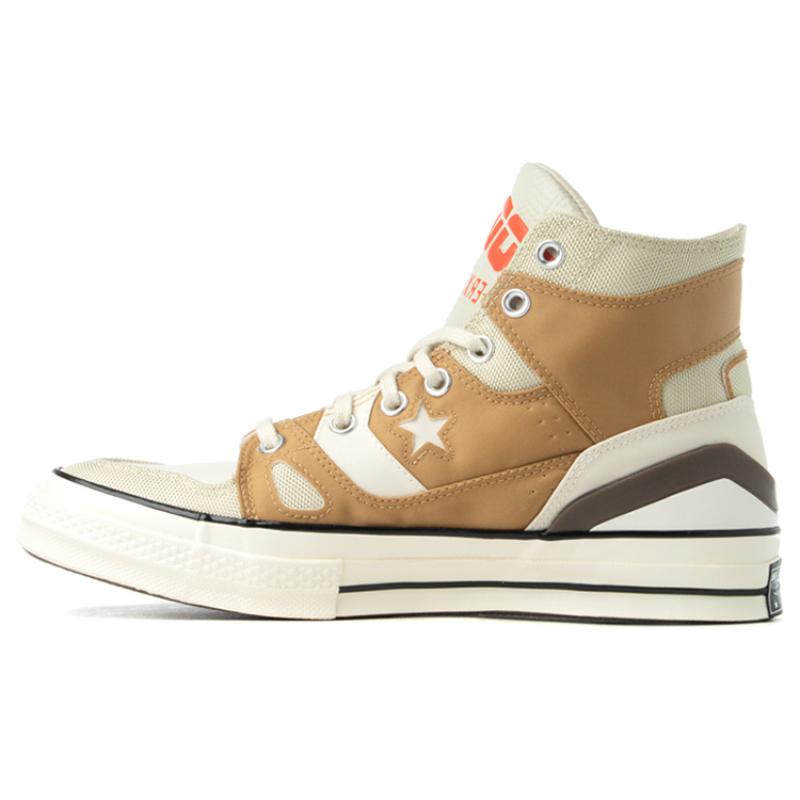 Converse 1970-е E260 HI Винтажная прострочка Высокие кеды Унисекс Желтые