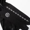 841 CHROME HEARTS Осень-Зима 2026 Новая Классический Стиль Большой Размер Логотип Молния Толстовка с Капюшоном, Подходит для Ношения Парами