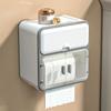 Прозрачный ящик для хранения для ванной комнаты, сильная несущая способность, органайзер для хранения в ванной комнате