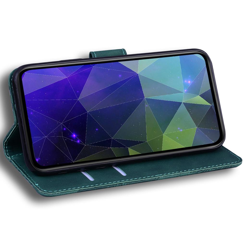 Чехол для Realme 12 5G/12x 5G Однотонный Кожаный Кошелек Флип Чехол для Телефона