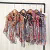 Retro Soft and Comfortable Printed Scarf For Women Hijab Muslim Scarves 80x180cm