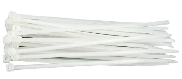 Vorel Plastic Headband White 96 * 2.5 /100Pcs