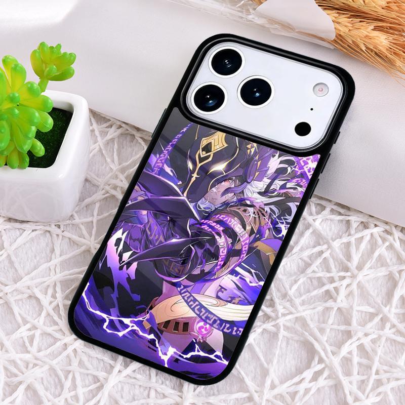 Genshin Impact Cyno Bumper Phone Case for iPhone 17 Air 16 15 11 12 14 13 Pro Max Shockproof Cover