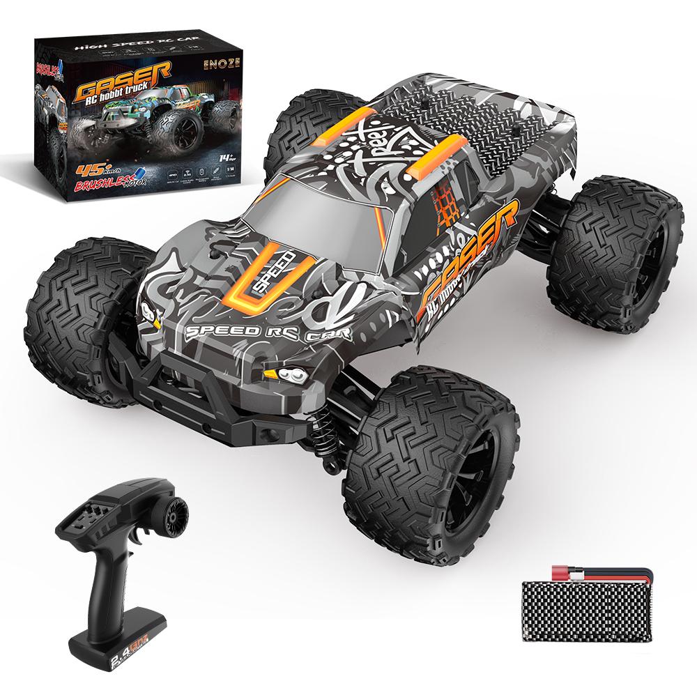Высокоскоростной радиоуправляемый игрушечный грузовик 45 км/ч - 1:14 4WD 4x4 Внедорожный Дрифт Гонки - Супер Бесколлекторный Водонепроницаемый Автомобиль на Радиоуправлении