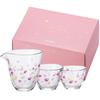 Aderia Haruiro Sake Made In Gift Includes a Sake a Sake and a Sake Cup for Cold Stylish Gift for and A Great Gift for or Any (ADERIA) [Tebineri Set,