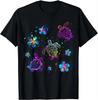 Colorful Turtle Art Tee Unique Style Collection T Shirt Beauty of The Ocean Shirts Graphic T Shirts Unisex Clothing Tops