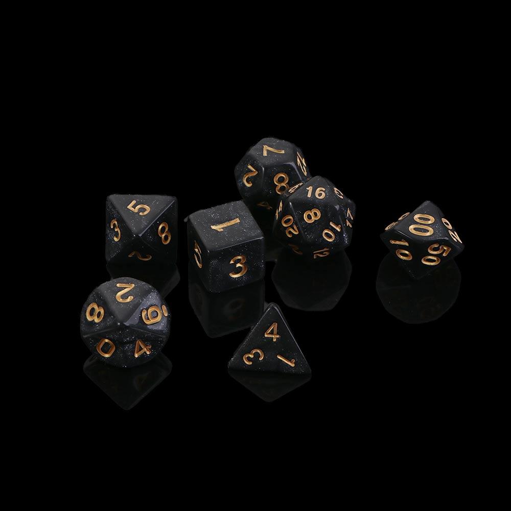 Настольные Игровые Игрушки Блестящие Настольные Игры Набор Кубиков Звездный Блеск Набор Кубиков Галактика Набор Многогранных Кубиков Кубики